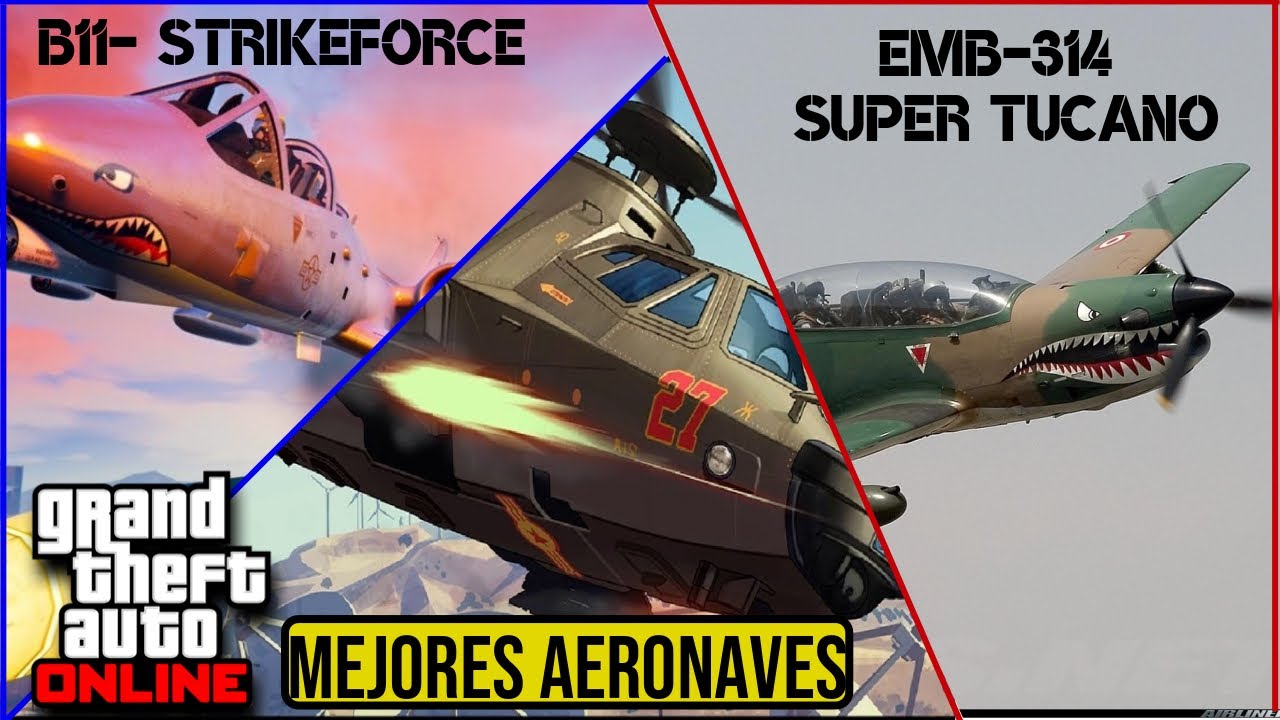 GTA ONLINE 2020|TOP: 7 MEJORES AEORONAVES DE TODO GTA ONLINE!