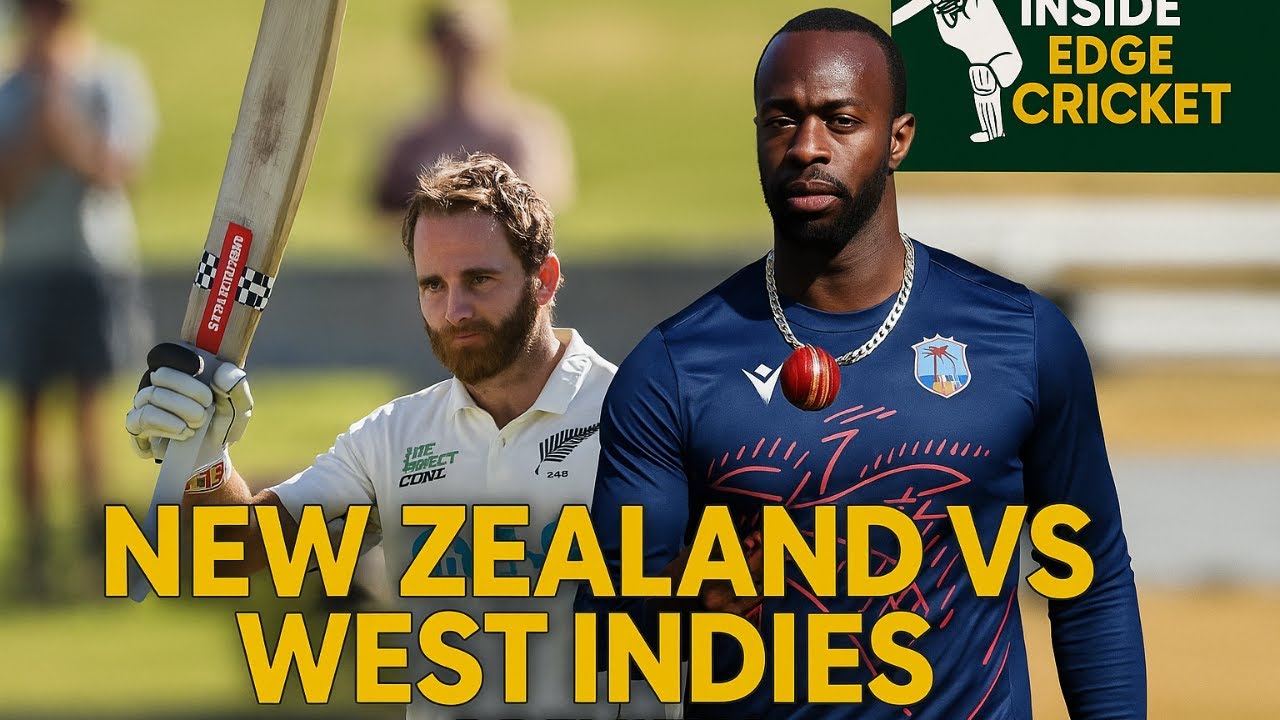 New Zealand vs West Indies Test Series 2025 Preview | Key Battles, Squads & Predictions