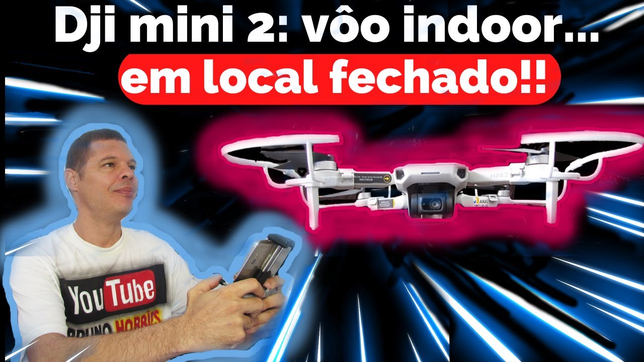 DJI MINI 2:V&Ocirc;O INDOOR EM LOCAL FECHADO!!!(impressionante!!)