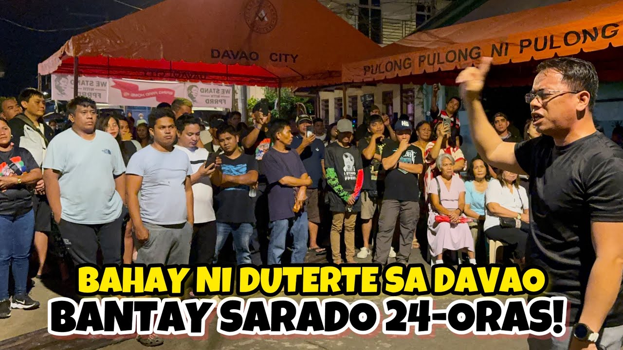 BAHAY NI DUTERTE SA DAVAO BANTAY SARADO 24-ORAS!