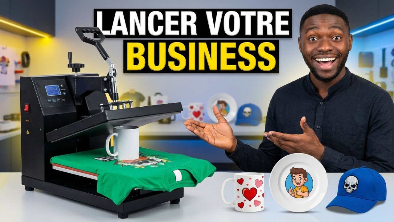COMMENT LANCER LE BUSINESS DE SUBLIMATION