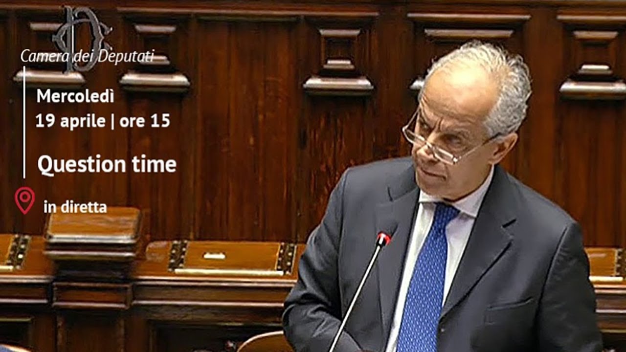 Question time alla Camera, il ministro Piantedosi risponde a sei interrogazioni parlamentari