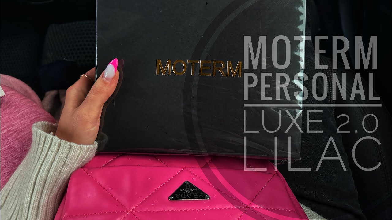 Распаковка moterm personal luxe 2.0 lilac