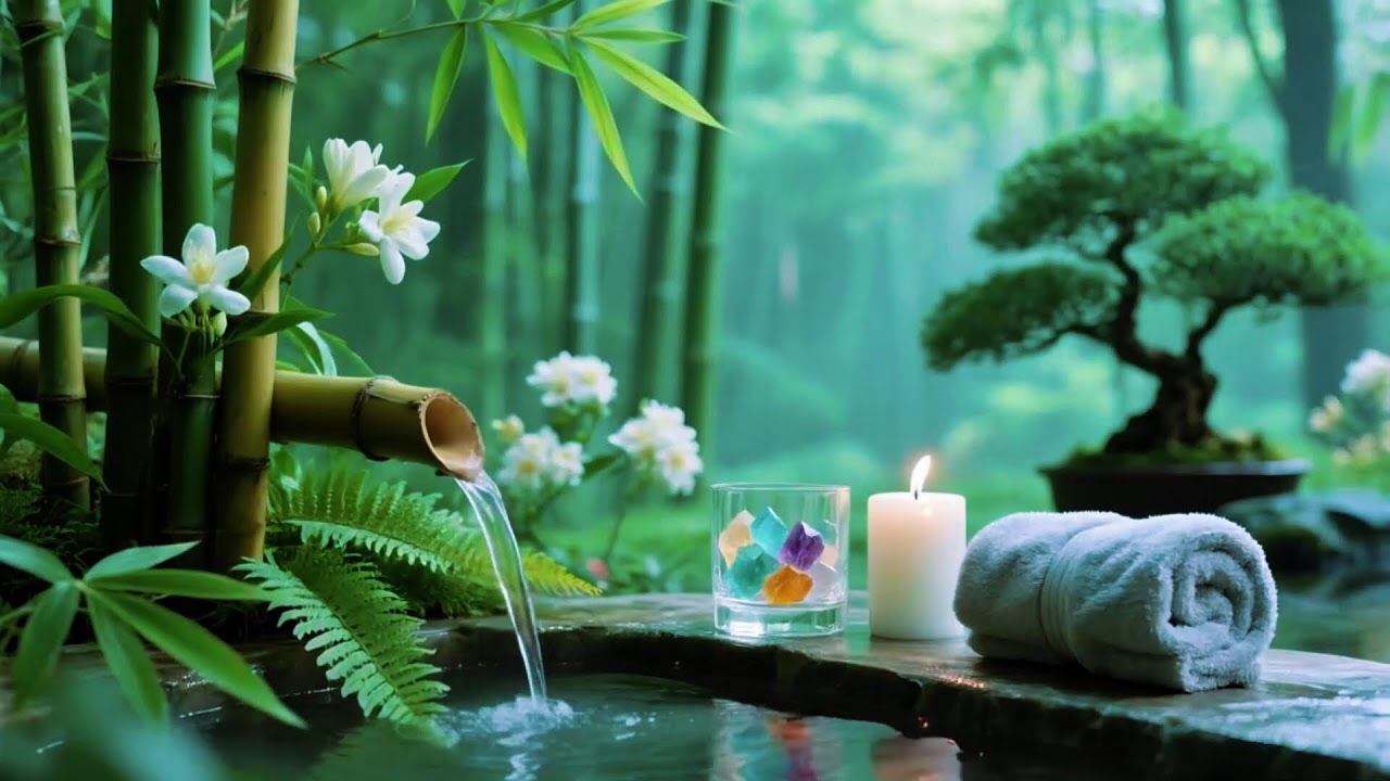 Soothing Relaxing Music 🌻 Peace of Mind, Anxiety Relief, Calm Water for 24 Hour Sleep 2
