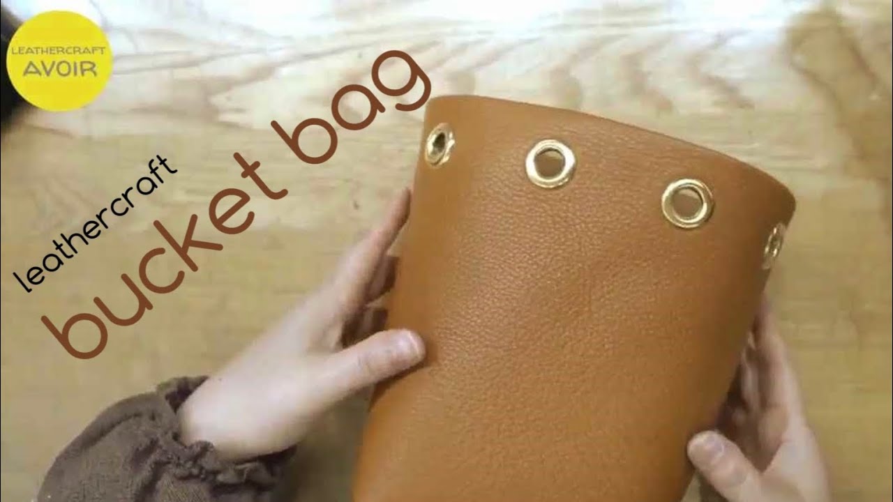 Bucket bags are easy to make/버킷백은 만들기 쉬운 가방이에요.