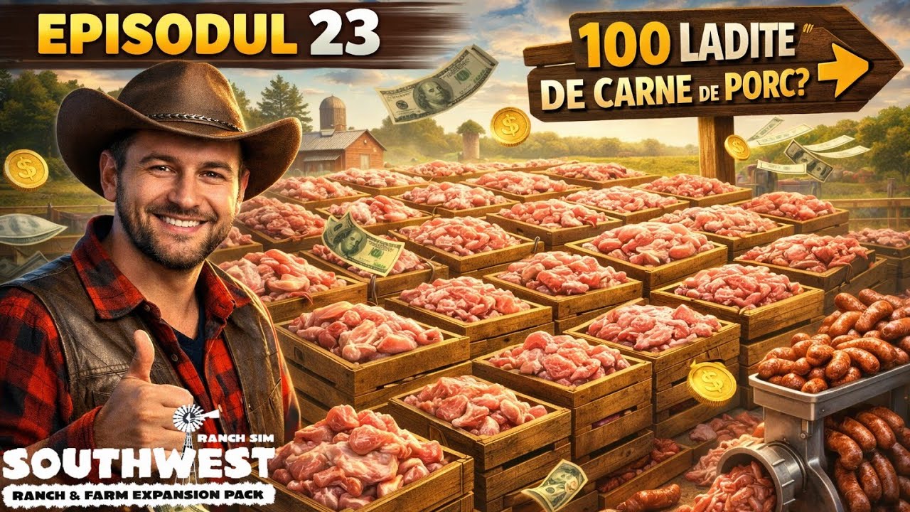 Prea multă carne de porc! Am rămas fără lădițe! - Ranch Simulator Southwest (Ep 23)