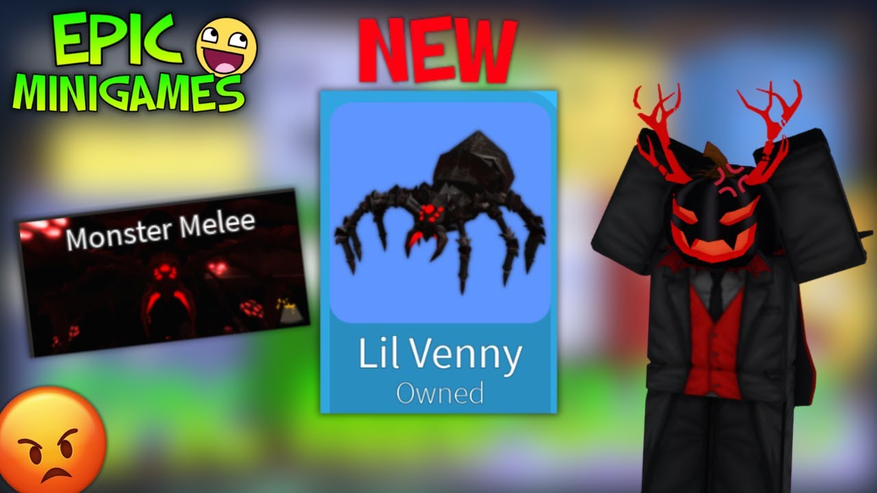 Как получить питомца Лил Венни в Roblox Epic Minigames...