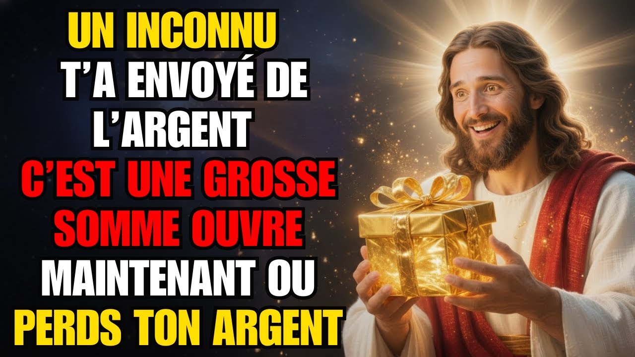 ✝️ DIEU DIT : UN INCONNU T’A ENVOYÉ UNE GROSSE SOMME — SI TU IGNORES, TU PERDS