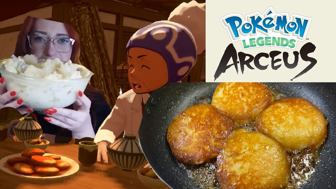 I made the Potato Mochi from Pokemon Legends: Arceus