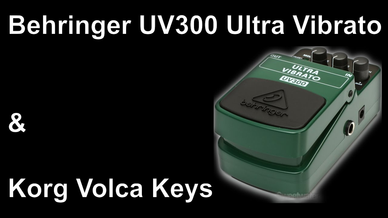 [DEMO] Behringer UV300 & Volca Keys