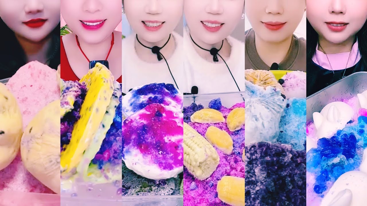 PART----10 OF SOFT ICE  + HARD ICE + CRUNCHY ICE🌮🧊🌯 COMPILATION || Ice Lover