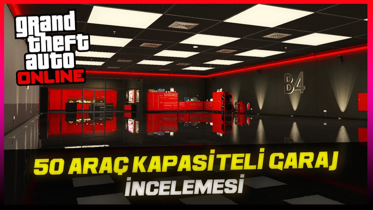 GTA ONLINE - 50 ARA&Ccedil; KAPASİTELİ GARAJ İNCELEMESİ - (Eclipse Blvd Garage)