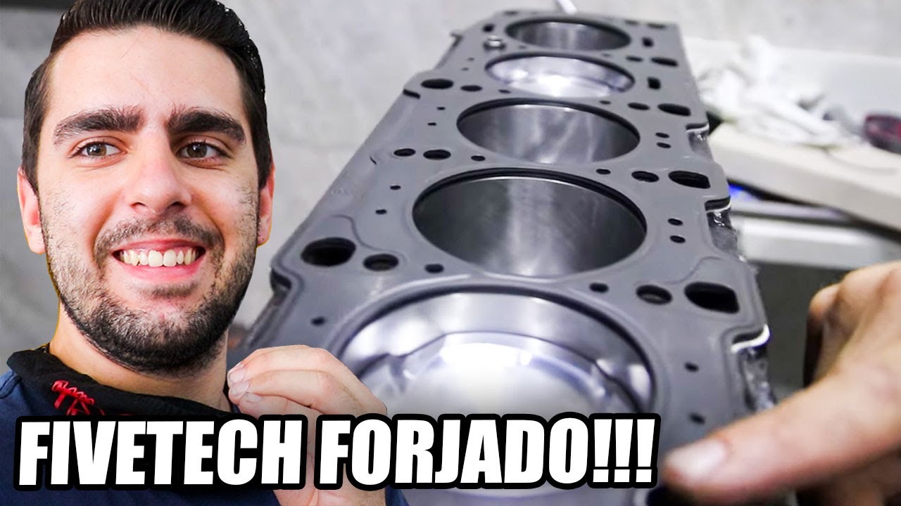 BOMBA DE RESPEITO!!💣😈 MOTOR MAREA FIVETECH 2.4 FORJADO🔥 RETÍFICA COMPLETA