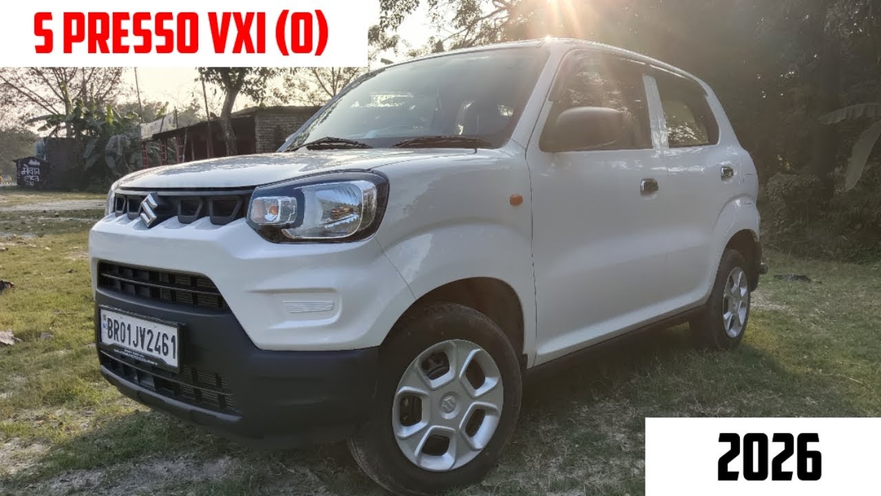 “Maruti S-Presso Vxi o 2026 Real Life Review 🚗 | On Road Price & Mileage | Hindi | Cars Brochure