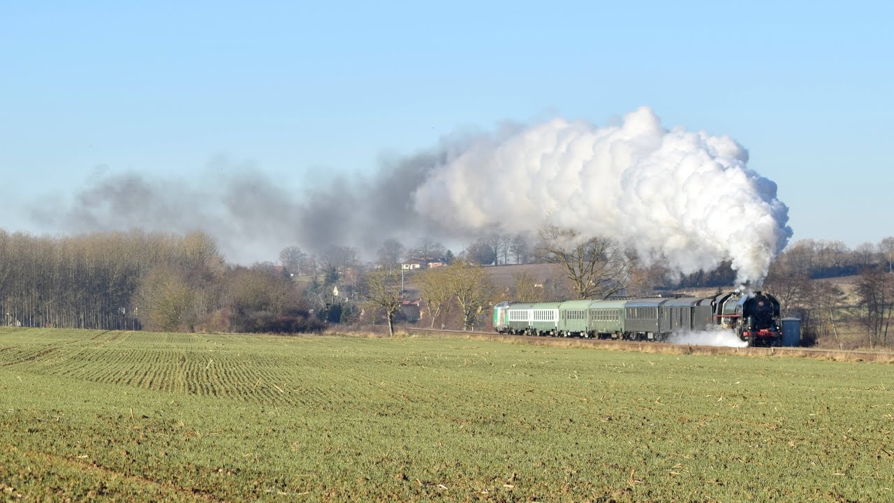 A toute Vapeur avec la 141R420 de Clermont Férrand