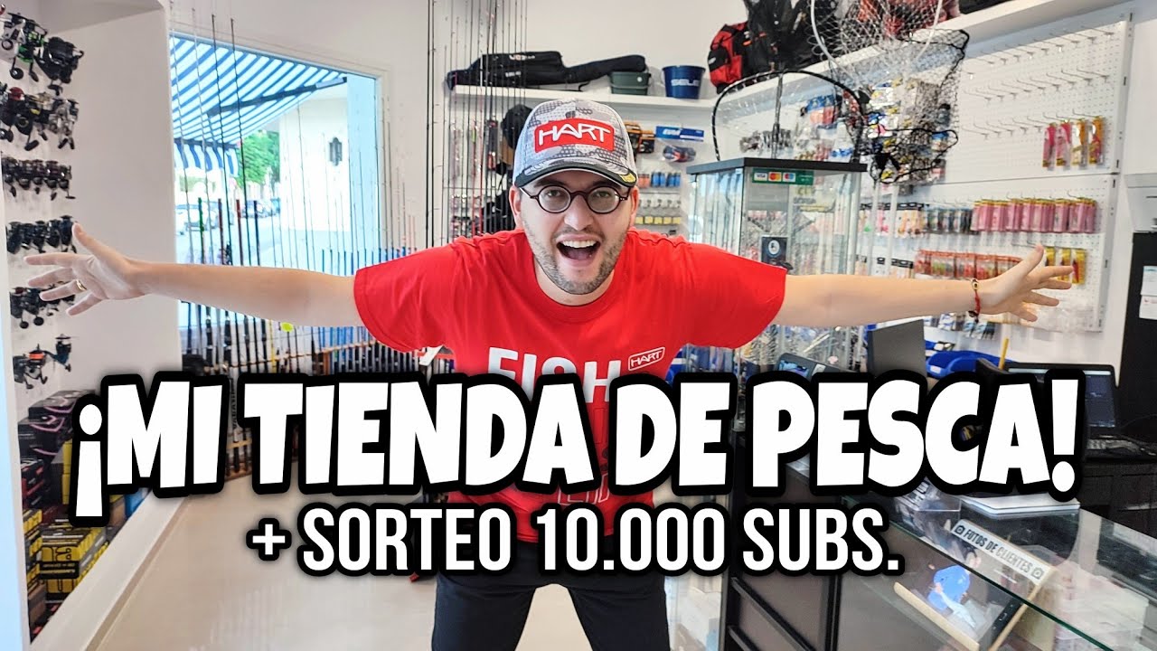 MI TIENDA DE PESCA + SORTEO 10.000 Suscriptores!