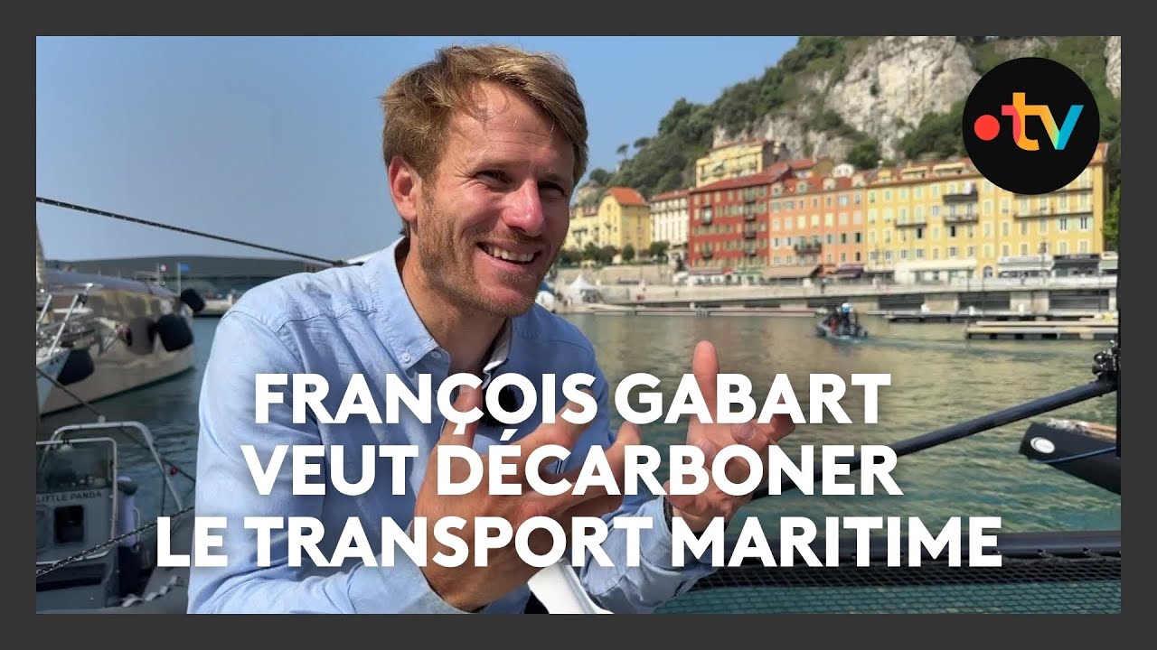 François Gabart veut décarboner le transport maritime grâce à un trimaran cargo