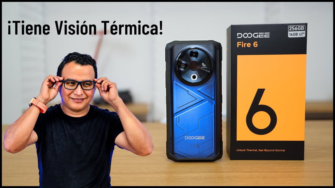 Doogee Fire 6: El teléfono que ve el calor en plena OSCURIDAD!!