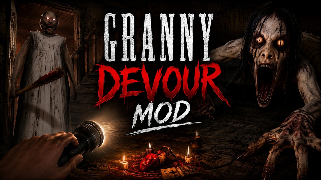 Я СЫГРАЛ В УЖАСАЮЩИЙ МОД Granny Devour... | 4K Gameplay
