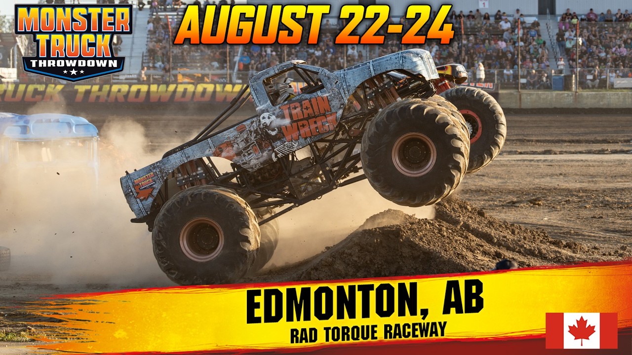 Train Wreck Monster Truck Throwdown RAD Torque Raceway 2025