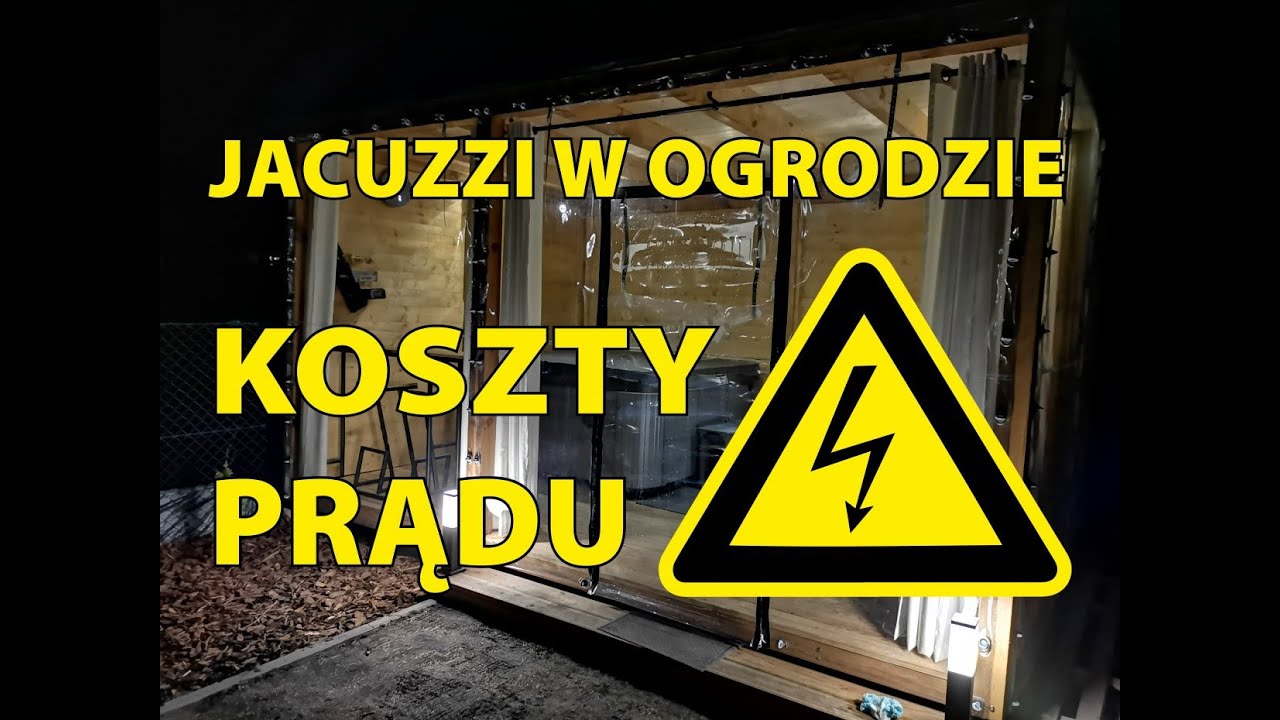 Jacuzzi ogrodowe, wanna spa - czy warto kupić? Liczymy koszty - ENERGIA ELEKTRYCZNA!!!