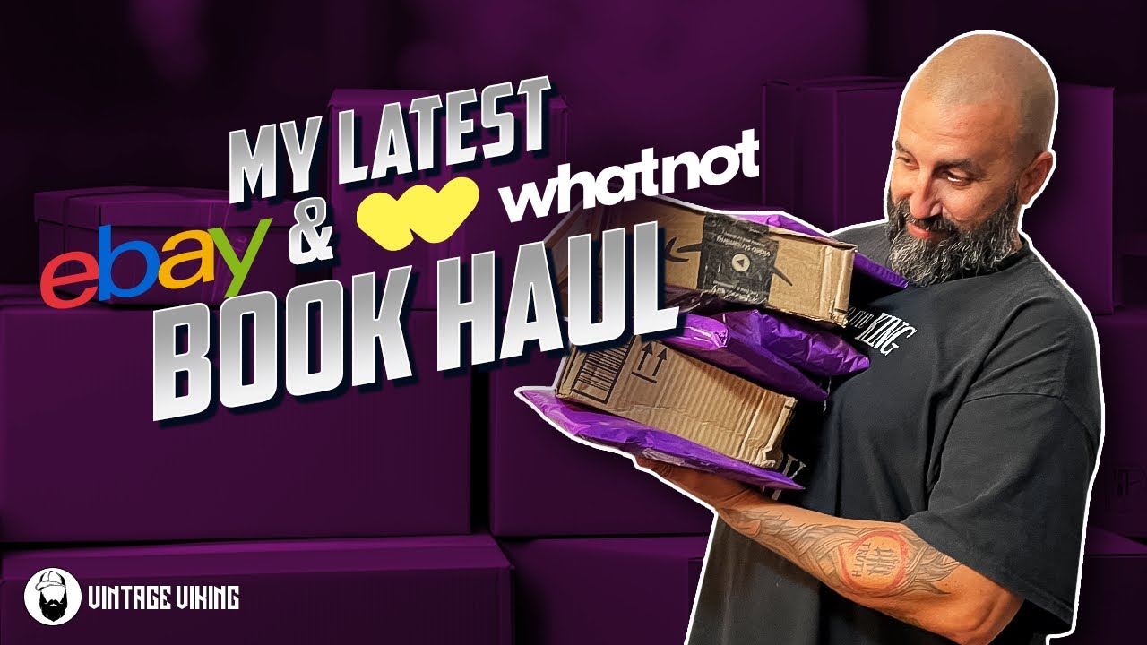 Book haul from EBay & Whatnot! Some great horror and sci-fi books.