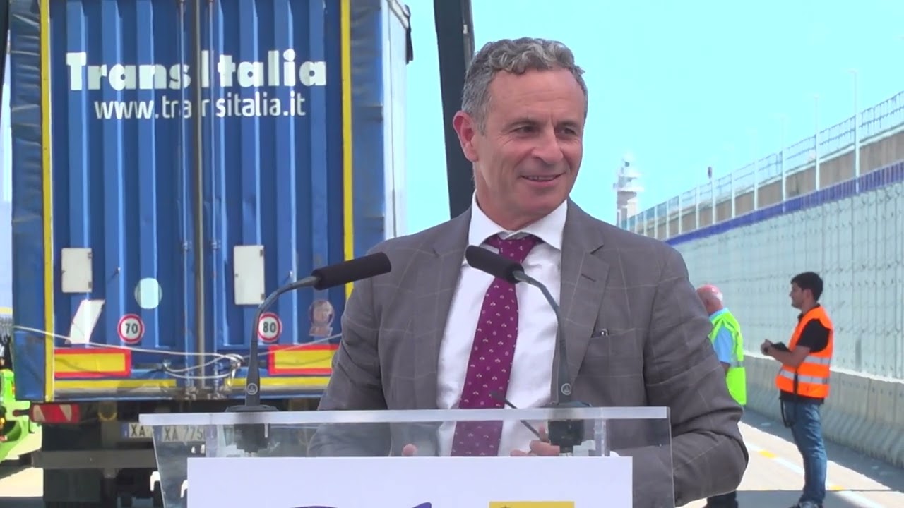 Inauguración de la primera autopista marítimo-ferroviaria de España - Valenciaport