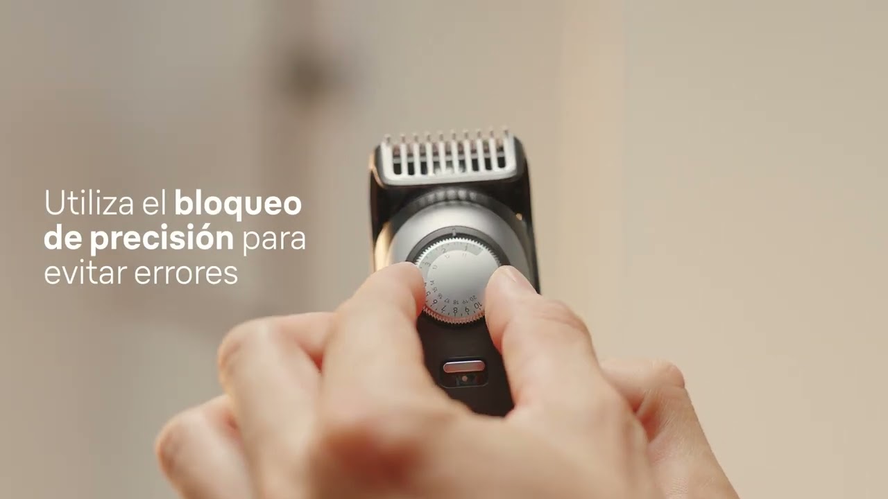 Cómo usar tu recortadora de barba Braun Series 9