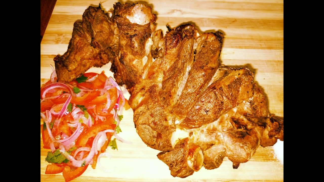 Nyama choma/How to grill goat meat at home/ Mbuzi choma.