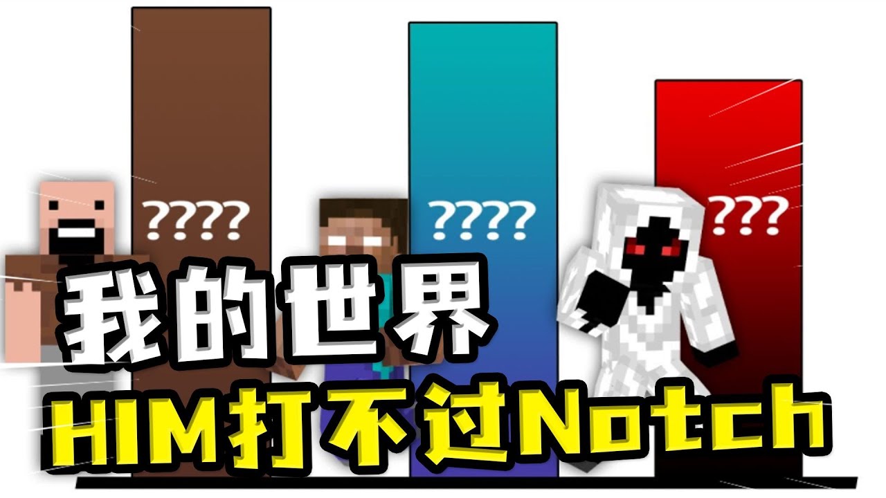 HIM打不过Notch？实体303全程被吊打，Notch才是神