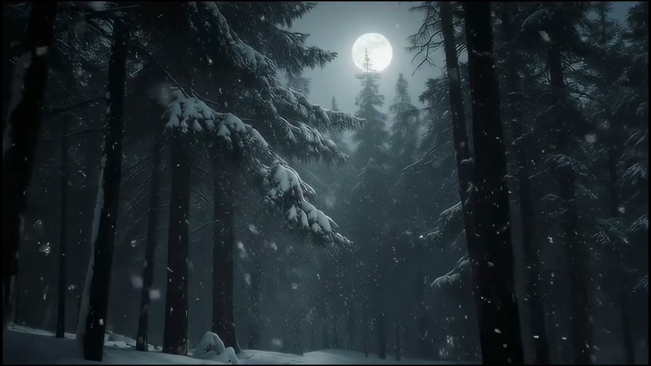 Silent Winter Forest 🌲❄️  Calm Lo Fi Beats for Focus & Study
