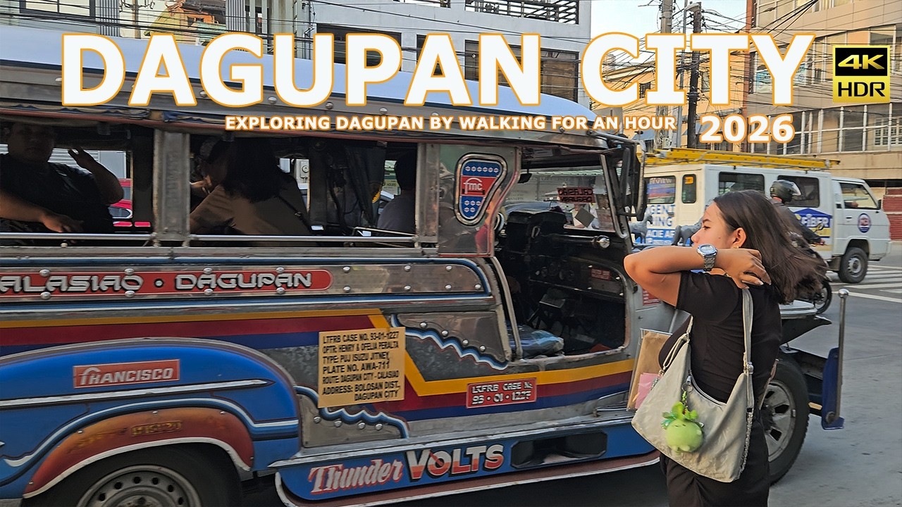 DAGUPAN CITY 2026 EXPLORING DAGUPAN BY WALKING FOR AN HOUR [4K HDR]
