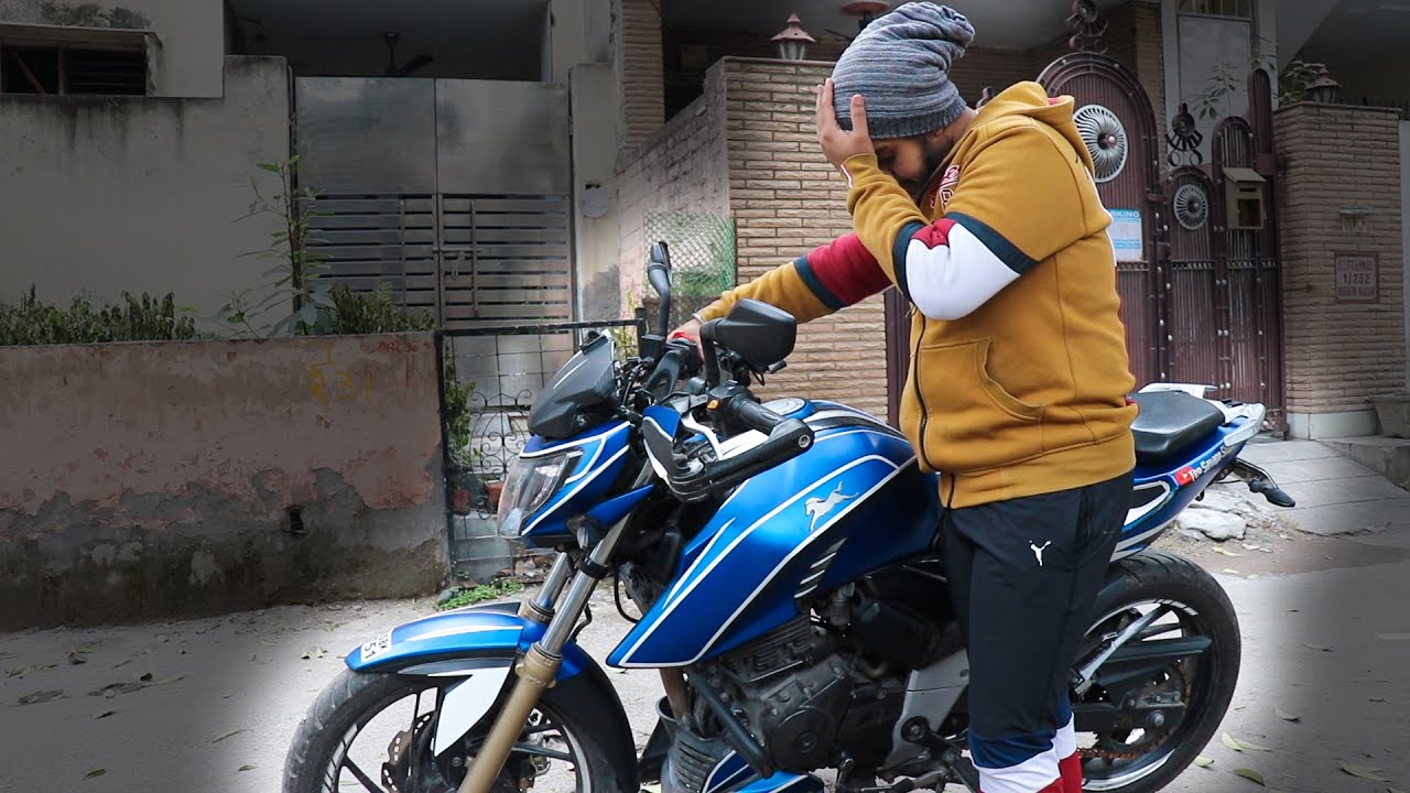 Starting my APACHE RTR 200 After A Month !! Cold Start