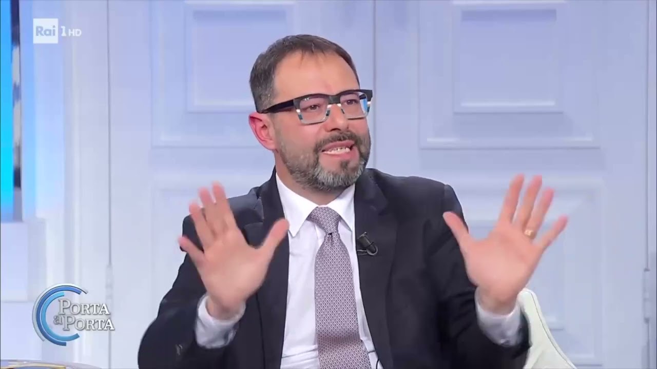 Stefano Patuanelli ospite a Porta a Porta - 19/03/2026
