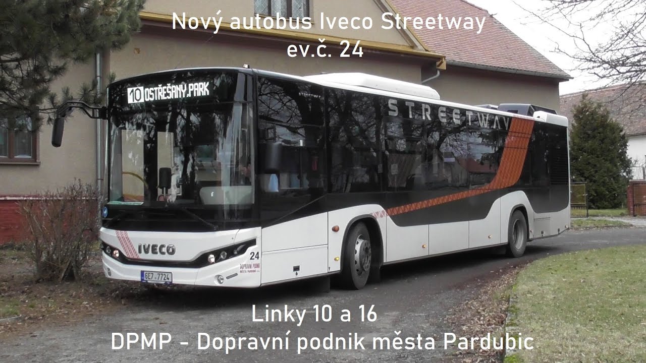 DPMP - Iveco Streetway 12M - #24 - linky 10 a 16 - 15.1.2022