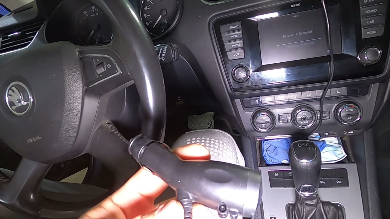 Подключение видеорегистратора Octavia A7
