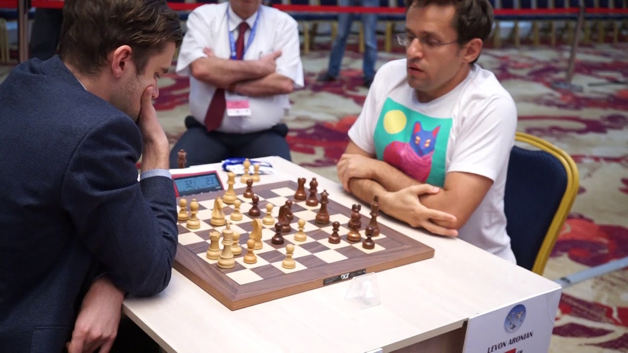 Aronian plays a great blitz game against Maxim Matlakov.