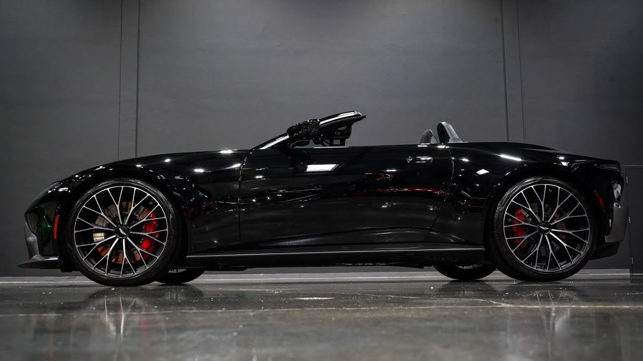 2023 ASTON MARTIN VANTAGE ROADSTER BLACK 5K FULL PPF FREE ENCLOSED DELIVERY FOR SALE R3MOTORCARS.COM