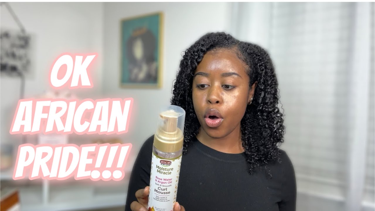 Trying The African Pride Mousse For My Wash & Go