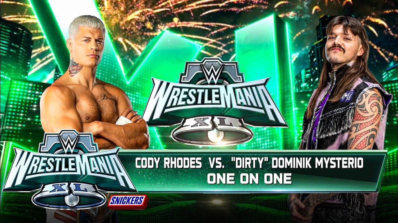 Cody Rhodes vs. Dominik Mysterio at Wrestlemania | WWE 2K25 Gameplay