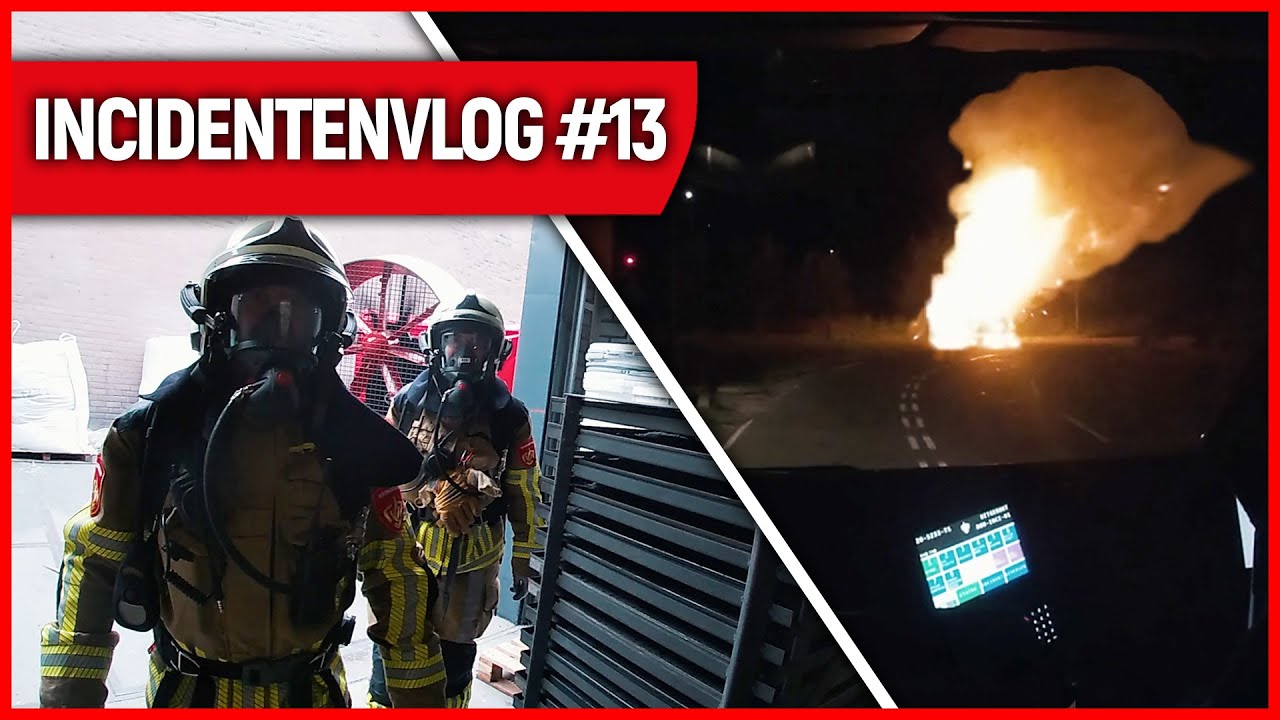 Ongeval gevaarlijke stoffen & brand | Brandweervloggers Rick & Richard | Incidentenvlog #13