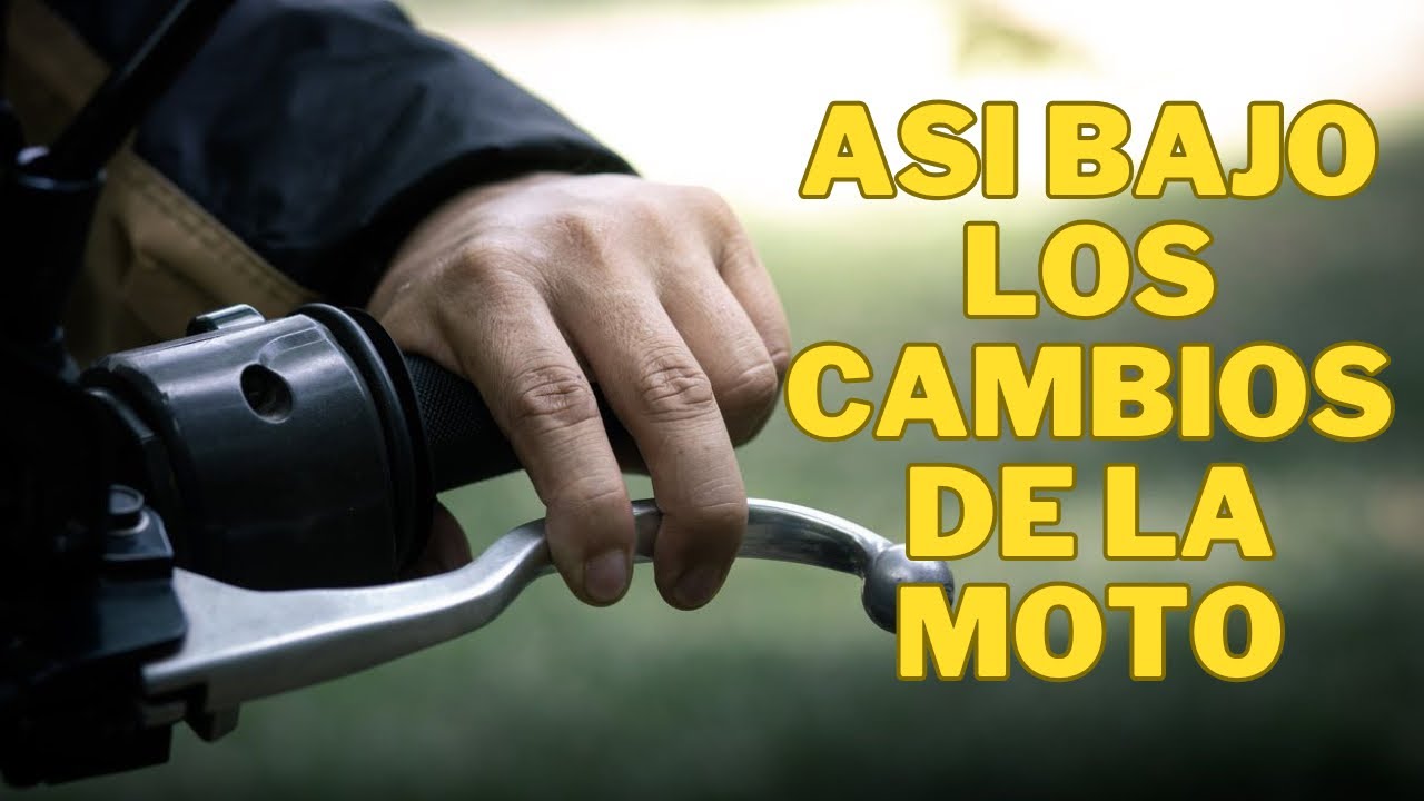 Como BAJAR marchas en la moto DEFINE tu conducción EN LA CIUDAD Y EN LA CARRETERA