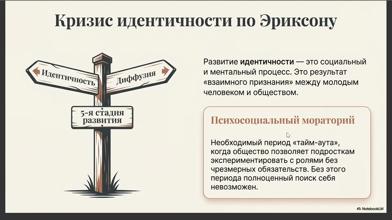 Лекция 7. Кто я на самом деле? Путь формирования идентичности подростка