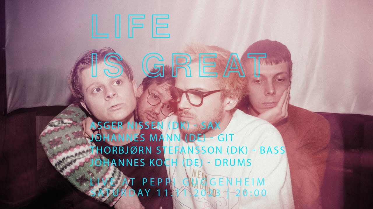 Peppi Guggenheim Berlin Live Concert: LIFE IS GREAT