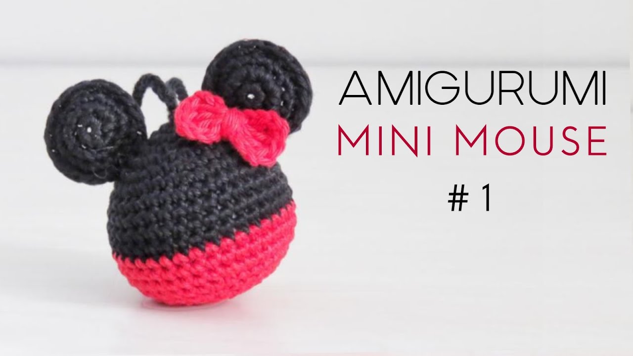 Amigurumi Mini Mouse Anahtarlık Yapımı #1 [Yazılı Tarifli]