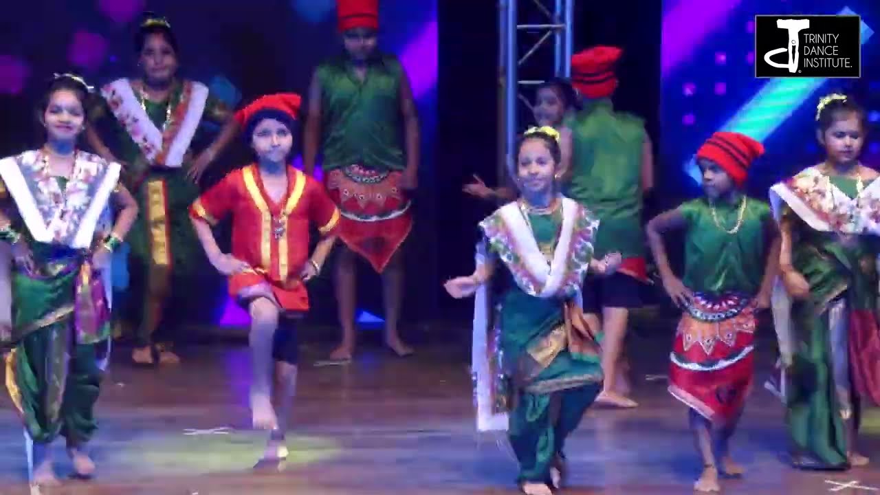 Koli Dance | Aai Tujhe Deol | Marathi Dance | Best Koli Dance | KIds Dance |Trinity | Folk Dance