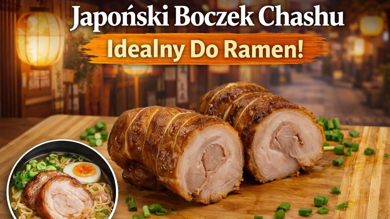 Japoński boczek chashu idealny do Ramen 