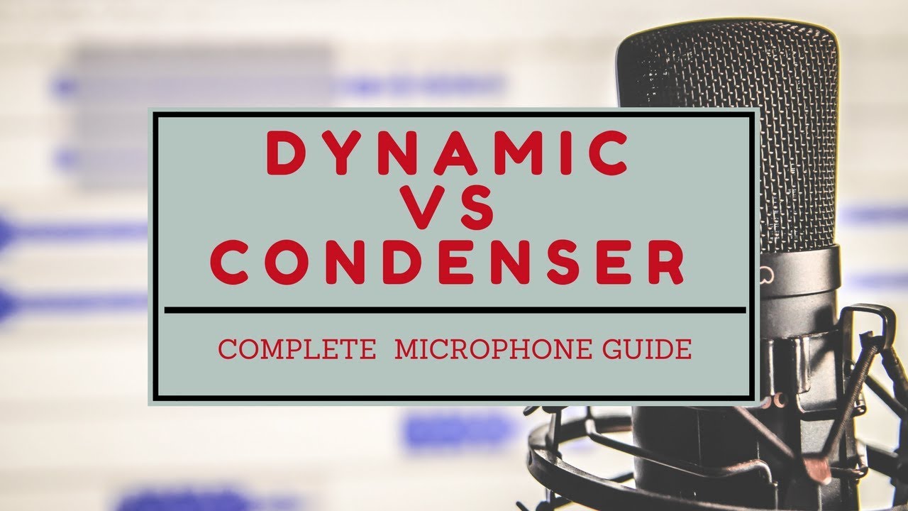 How Do Microphones Work - Dynamic Vs. Condenser Vs. Ribbon