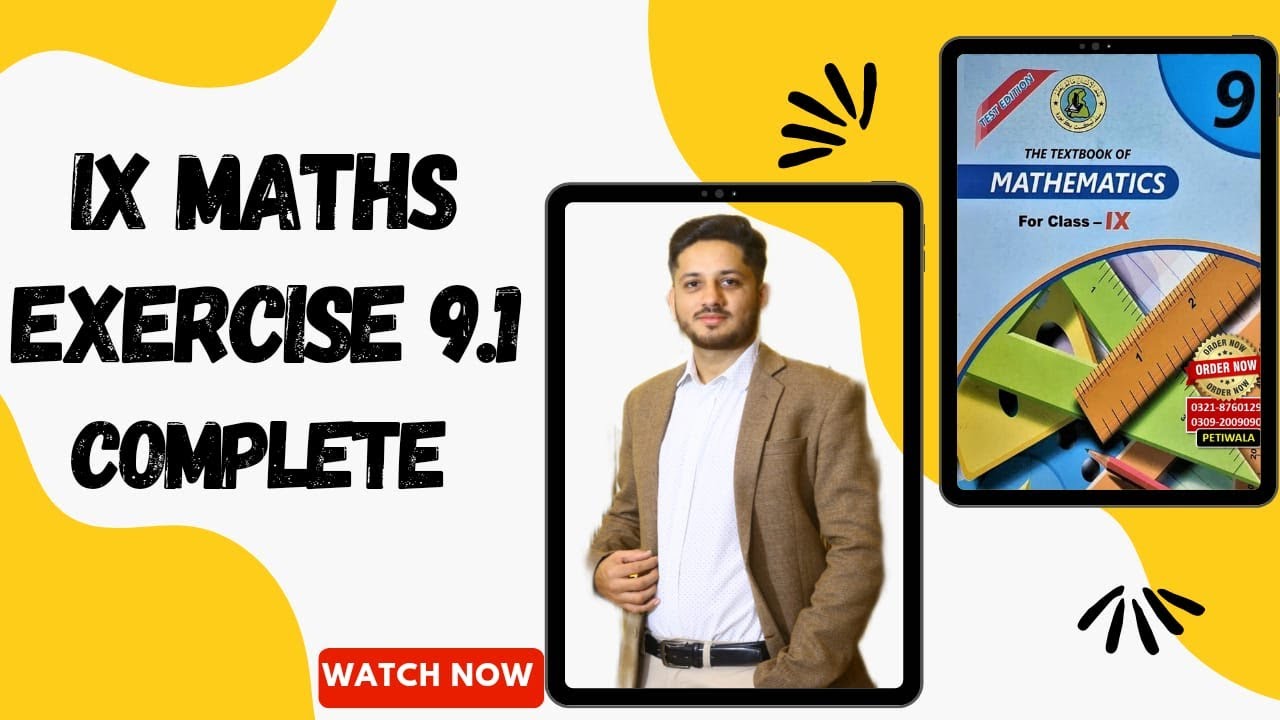 Exercise 9.1 Class 9 Complete | #sindh_board | #newmathematicsbook #karachi_board #aliyaanmalik