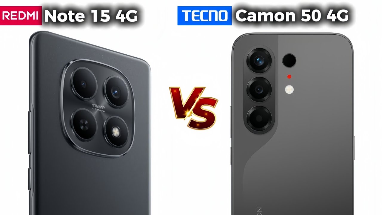 REDMI Note 15 4G vs TECNO Camon 50 4G | Who is the best for you?